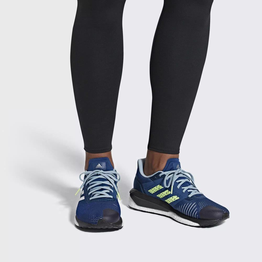 Adidas Solar Drive ST Tenis Para Correr Azules Para Hombre (MX-31230)